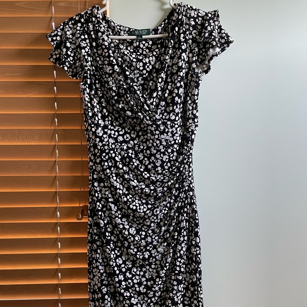 Beautiful Black and white Ralph Lauren dress